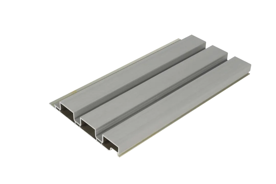 Solara 1x6 Aluminum Grid Cladding — Dusk Gray