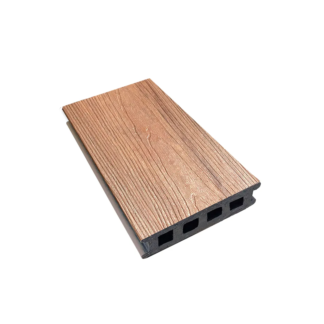 Terra 1x6 Grooved Decking Board — Honey Oak, 12 ft.
